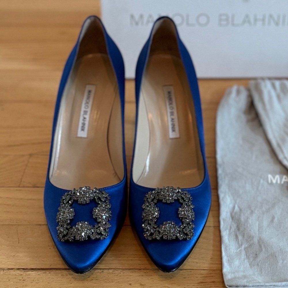 MANOLO BLAHNIK HANGISI 70MM Pump